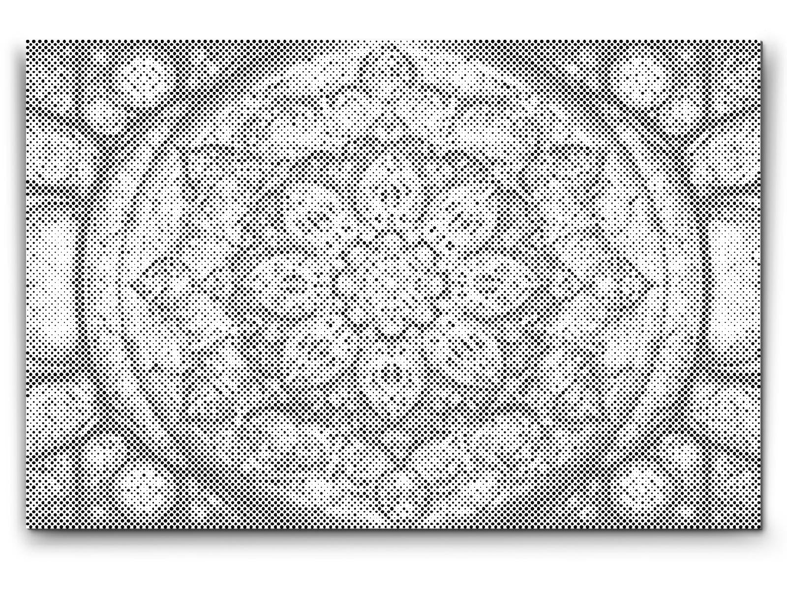 Mandala s cvetjem na sredini - Dottingo
