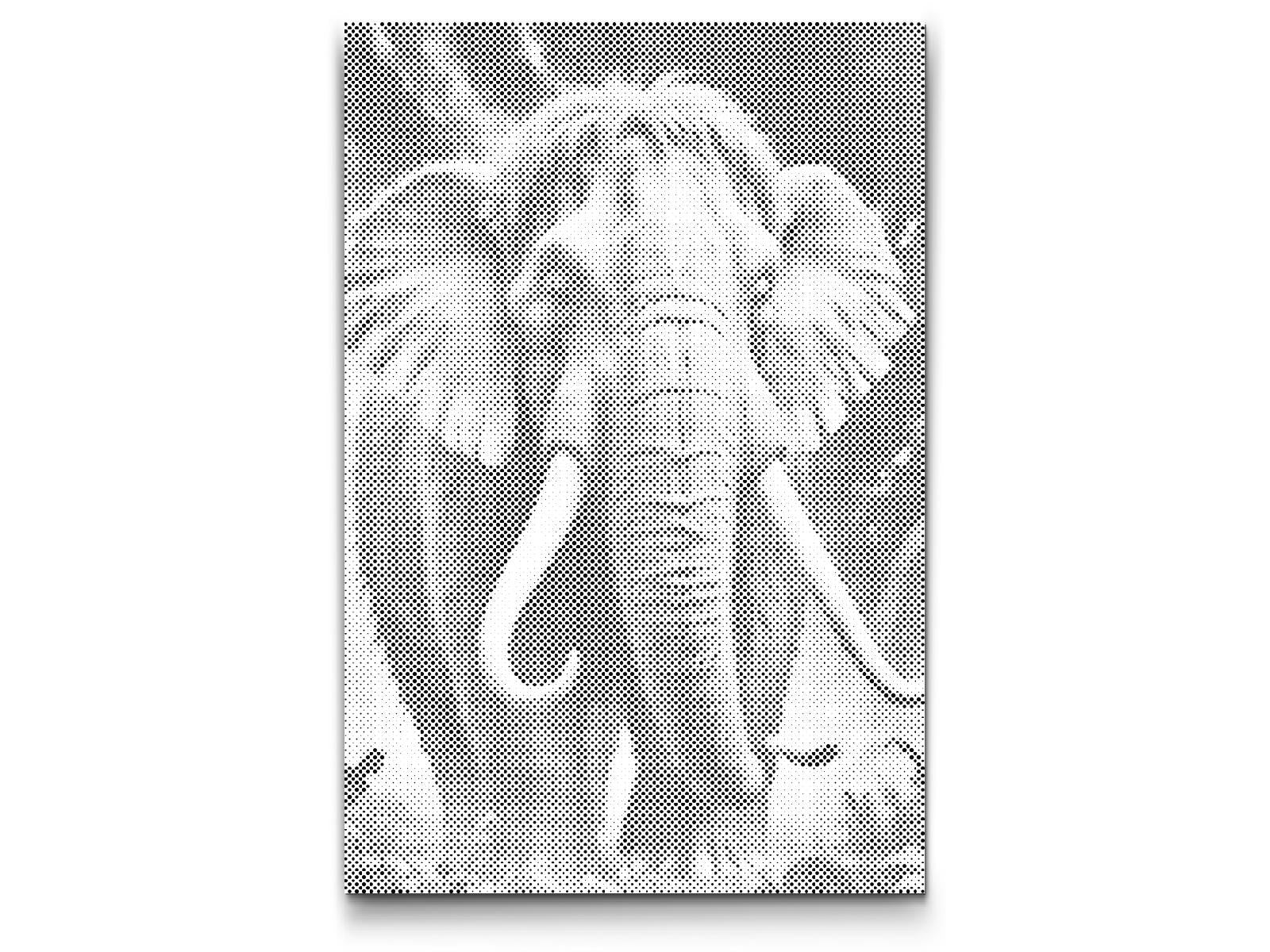 Mamut v odtenkih temne turkizne - Dottingo