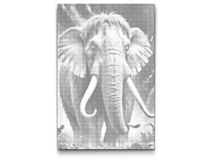 Mamut v odtenkih temne turkizne - Dottingo