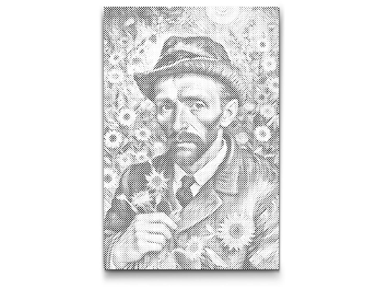 Vincent Van Gogh na sončničnem polju - Dottingo