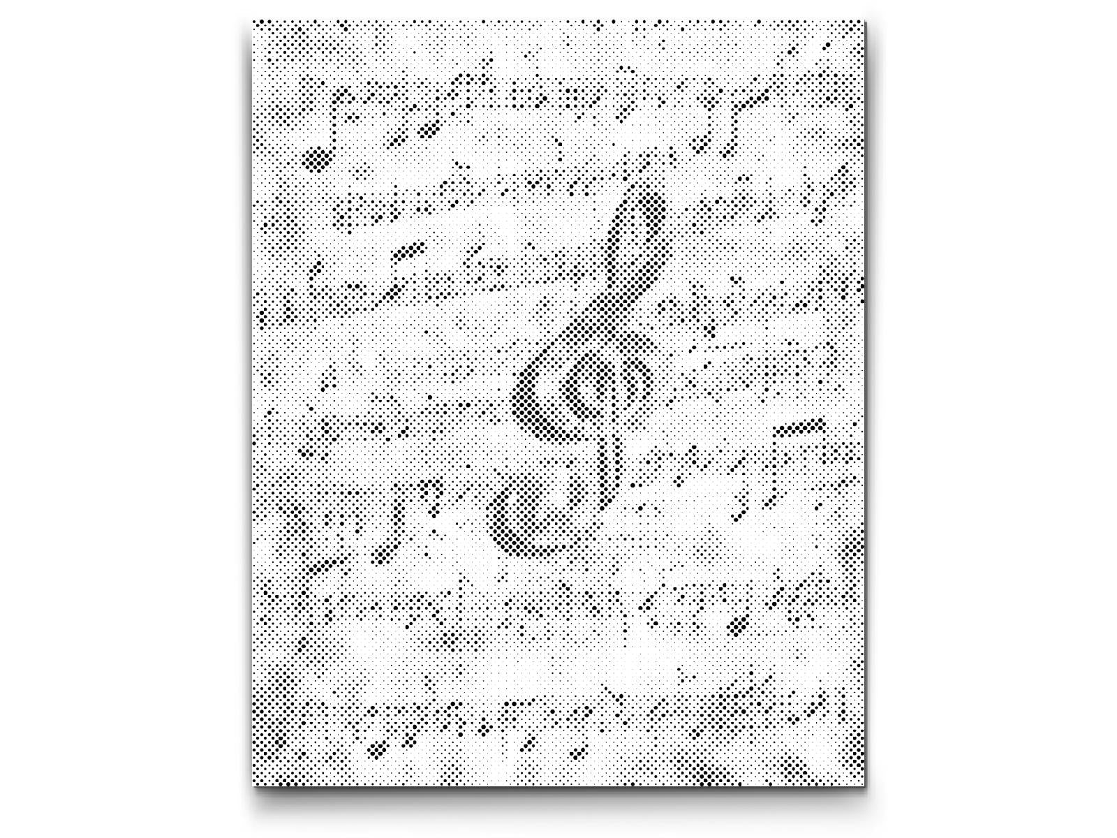 Mavrične note in violinski ključ - Dottingo