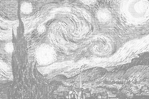 Vincent Van Gogh - Zvezdna noč - Dottingo