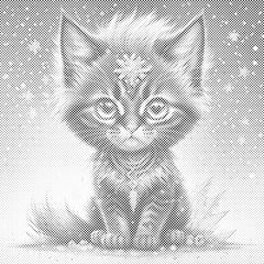 Iridescentni črni mucek - Dottingo