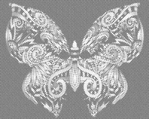 Mandala metulj - Dottingo