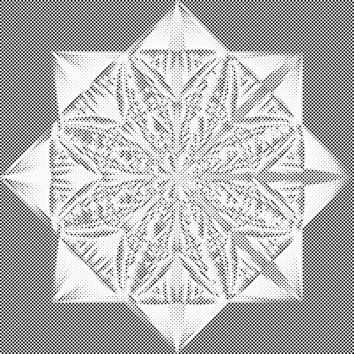 Mandala zvezda - Dottingo