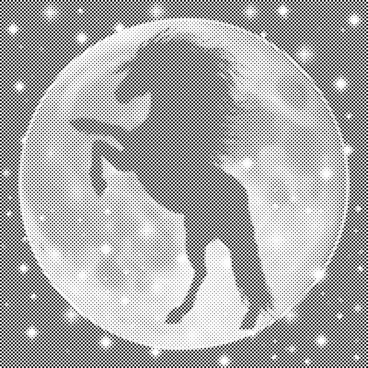 Silhueta konja na Luni - Dottingo
