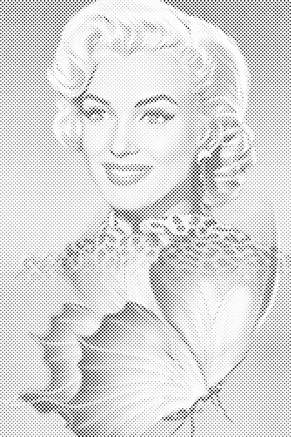 Marilyn Monroe z metuljem - Dottingo