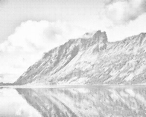 Jezero v gorah, Fjord - Dottingo